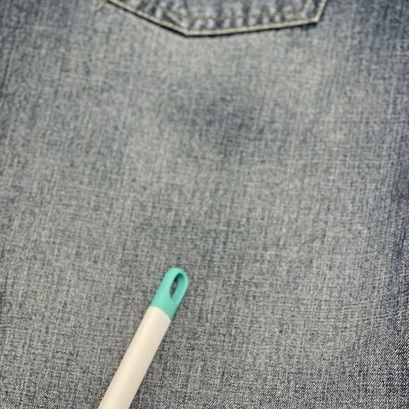 Women's Xhilaration Vintage Wide Leg Cropped Jeans Size 11 Medium Wash Flare - Picture 7 of 12